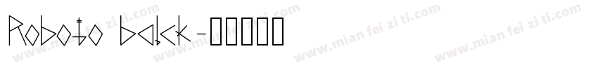 Roboto balck字体转换